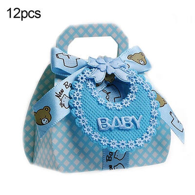 

12Pcs Candy Boxes Baby Shower Christening Party Favor Gift DIY Packaging Bag