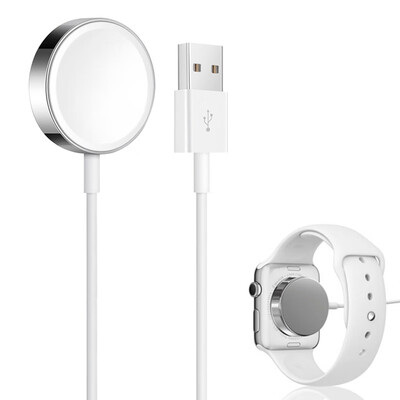 

Tech light JEARLAKON Apple watch charger USB magnetic charge apple watch series4 accessories wireless charging data line universal iwatch4321 generation