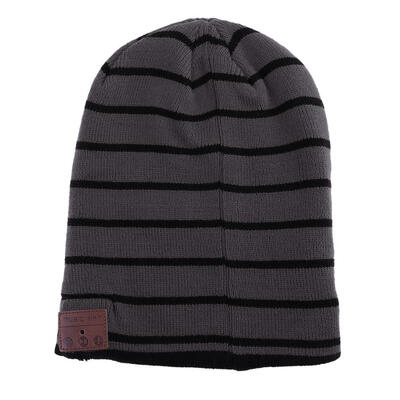 

Double Layer Fabric Bluetooth 40 Music Hats Beanie Hat Headset Headphone