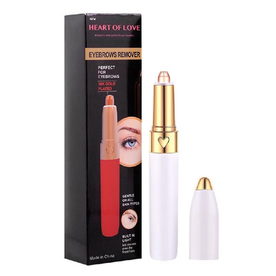 

Electric Eyebrow Hair Remover Painless Eyebrow Trimmer Razor Removal Tool For Face Lips Nose Facial Hair Removal Portable Safe & E