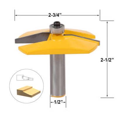 

1PC 12 Shank With Carbide Diameter Bevel Raised Panel Router Bit Hot