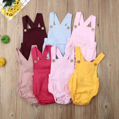 

Baby Kids Boy Girl Infant Romper Jumpsuit Bodysuit Cotton Clothes Outfits Set