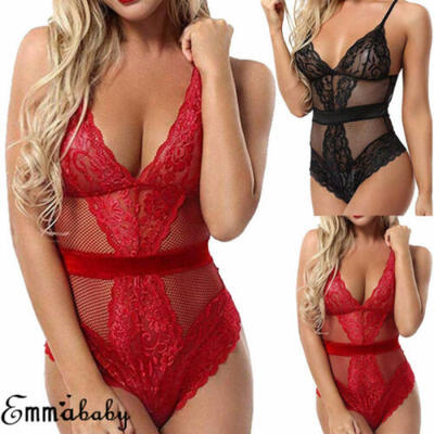 

Womens Sleeveless Bodysuit Leotard Top Blouse Romper Jumpsuit Playsuit Lingerie