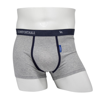 

New autumn&winter long-staple cotton solid color business trend Mingliang mens boutique boxer briefs ONME