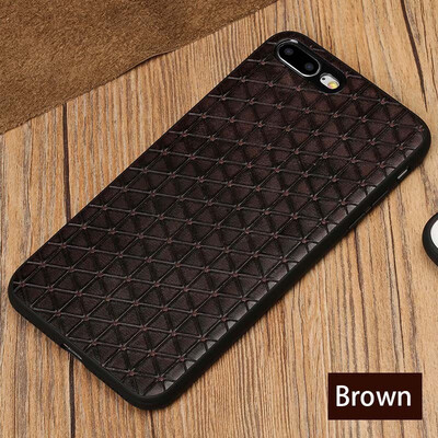 

Leather phone case iPhone5 6 7 8s plus protective shell triangle business all-inclusive for x xs max xr phone case