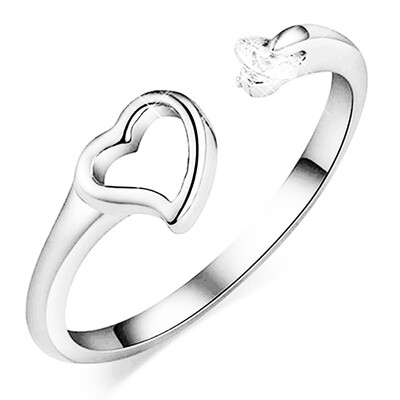 

Opening Character Opening Zircon Ring Zircon Handmade Ring Accessories Heart Rose Version Ring