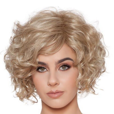 

〖Follure〗Sexy Women Girl SHORT Gradient Wig Wavy Curly Synthetic Fashion Wig Hot