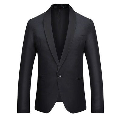 

Toponeto Mens New Style Turn-down Collar Long Sleeve Casual Suit Slim Fit Coat Jacket