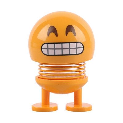 

Shaking Head Toys Car Dashboard Decor Cute Cartoon Funny Emoji Wobble Head Robot car decoration car accessories interior
