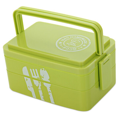 

1900ml Large Capacity 3 Layers Camping Bento Lunch Box Microwave Food Container