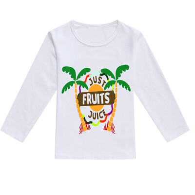 

Toddler Baby Kids Boys Girls Spring Cartoon Print Tops T-shirt Casual Clothes