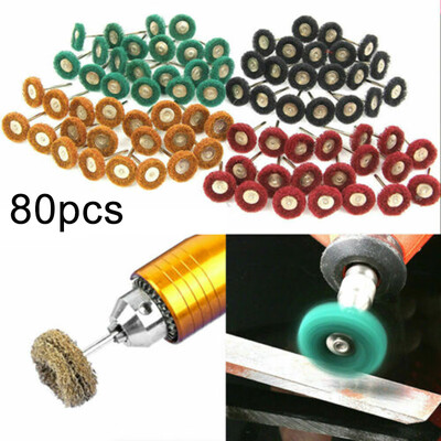 

3mm Shank Polishing Brush Buffing Wheel Discs For Drill Bit Grinder Rotary