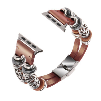 

〖Follure〗Replacement Leather Wristband Band Strap Bracelet For iWatch Series 5 40mm