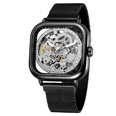 

FORSINING 291 Mechanical Men Watch 3ATM Waterproof Luxury Business Luminous Male Watch Skeleton Wristwatch for Men with Stainless