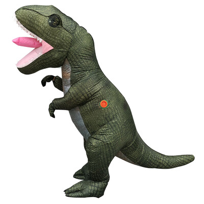 

Cute Inflatable Costume Adult Funny Clothes Halloween Party Birthday Cosplay Walking Tyrannosaurus RexB Outfit Inflatable Animal D