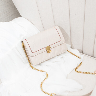 

Nethong Little Black Lady ins Texture Baitao Slant Bag Fashion Small Fragrance Linger Chain Bag