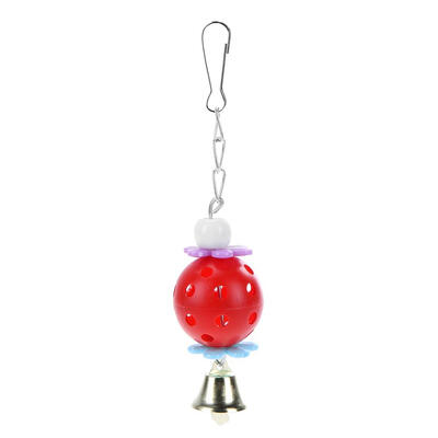 

1pc Parrot Plastic Ball Bell Toy Bird Climbing Toy Hanging Birdcages Decor