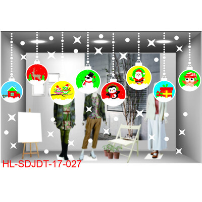 

Toponeto Merry Christmas Household Room Wall Sticker Mural Decor Decal Removable
