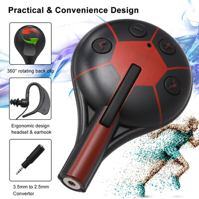

LFA-267 MP3 Music Player 8GB IPX8 Waterproof with High-fidelity Sound Headphone Earphone Clip Design for Swimming Running Diving