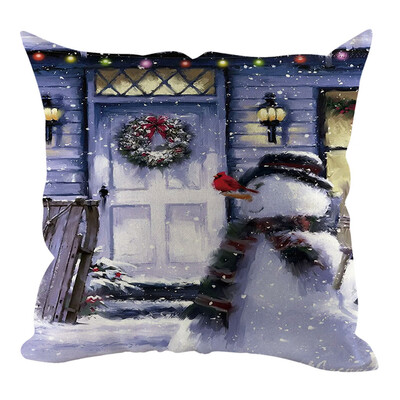 

〖Follure〗Christmas Pillow Cover Pillowcases Decorative Sofa Cushion Cover Home Decoration