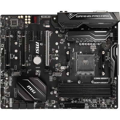 

MSI X470 GAMING PRO MAX motherboard supports 26002600X36003700X CPU AMD X470Socket AM4