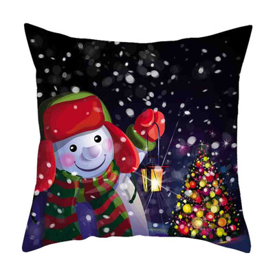 

Tailored Christmas Pillow Cover Decor Pillow Case Sofa Waist Throw Cushion Cover
