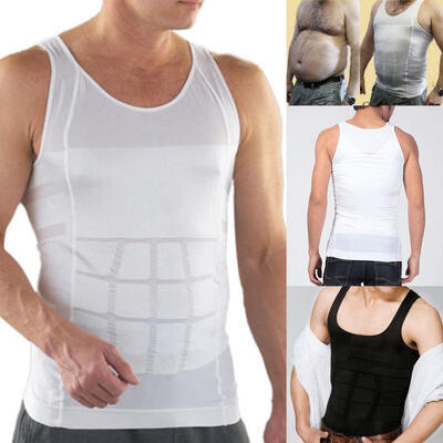 

Best Men Body Slimming Tummy Shaper Underwear shapewear Waist Girdle Shirt