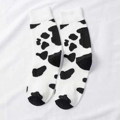 

Creative Fashion Kawaii Women Happy Food Poached Egg Painting Funny Cute Socks