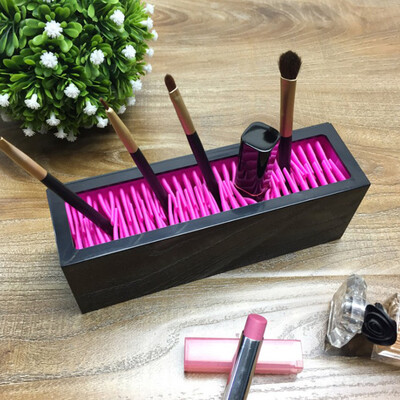 

Gobestart Makeup Brush Storage Box Cosmetic Storage Box Desktop Stationery Storage Box