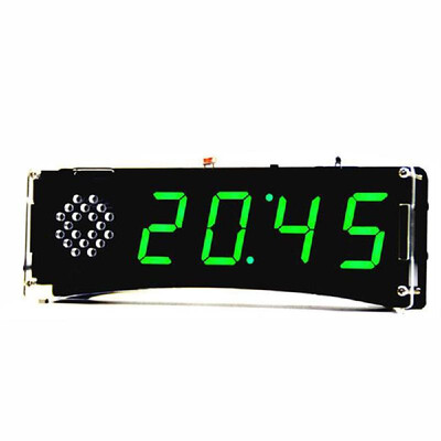 

51 Single-chip Microcomputer Light-control LED Digital Display Electronic Clock Making Kit DIY Manufacturing Accessories Parts wit