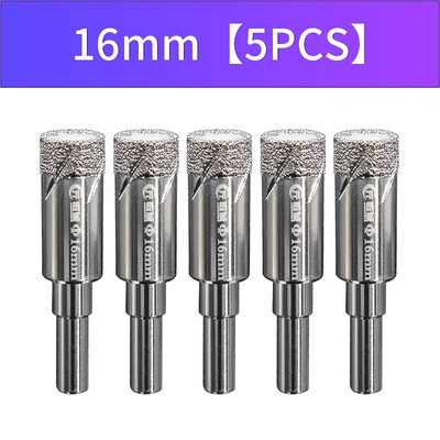 

JIANGCHENG Vacuum Brazed Dry Drill Diamond Hole Saw with Wax Filling Diamond Core Drill Bits Set for porcelain ceramic tile