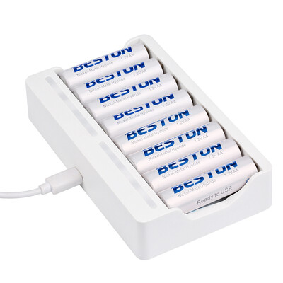 

BESTON Eight-slot Ni-MH Rechargeable battery charger Independent for toys
