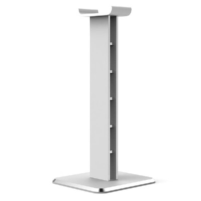 

Convenient Headphone Stand Headset Holder All-in-One Solid Earphone Stand ABS Solid Base for All Headphones Fashion Display Silve