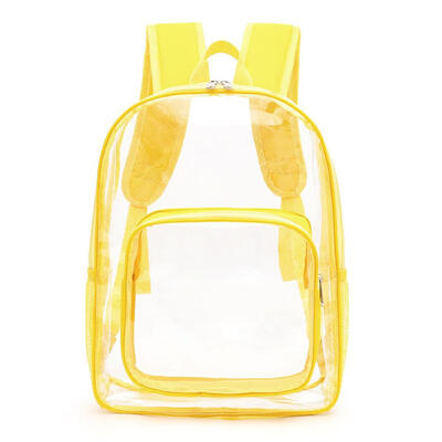 

Transparent School Bags Waterproof Women Travel Backpacks PVC Big Knapsack