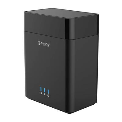 

ORICO Dual Bay Magnetic 35in Type-C Hard Drive Enclosure USB31 HDD Case