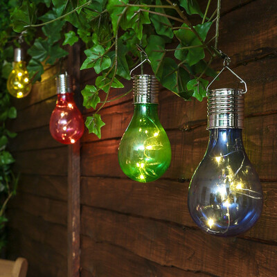 

Gobestart Waterproof Solar Rotatable Outdoor Garden Camping Hanging LED Light Lamp Bulb BU