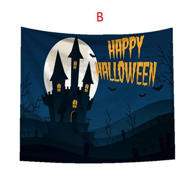 

Toponeto Tapestry Halloween Trick Horror Ghost Hanging On Home Wall Decoration Accessories Blanket