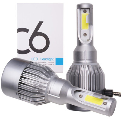 

1 Set Super Light C6 LED Headlight Kit H4