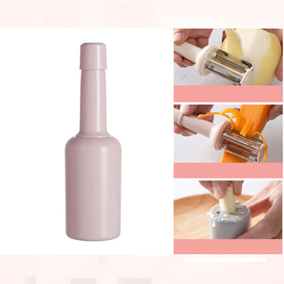 

Toponeto Multifunctional Grater Peeler Three Blades Peeler Cutter Fruit Vegetables Tool