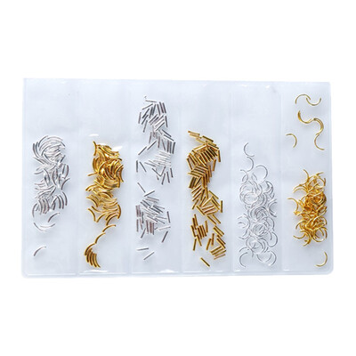 

Toponeto Nail Ornaments New Nail Stickers Nail Art DIY Decoration Metal Nail Stickers