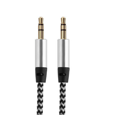 

1m 328ft 35mm Male to Male Jack Auto Car Audio Cable Gold-Plated Plug