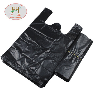 

Black garbage bag Portable garbage bag disposable thickening hotel household daily garbage bag Household garbage bag