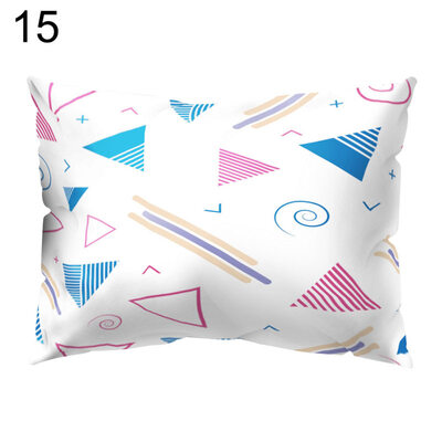 

Colorful Geometric Symbol Pillow Case Waist Throw Cushion Cover Bedroom Decor
