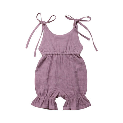 

Baby Girl Kids Romper Kids Suspender Pants Toddler Jumpsuit Playsuit Sunsuit NEW