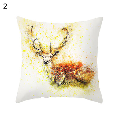

45x45cm Animal Cat Dog Cushion Cover Soft Throw Pillowcase Home Car Decoration
