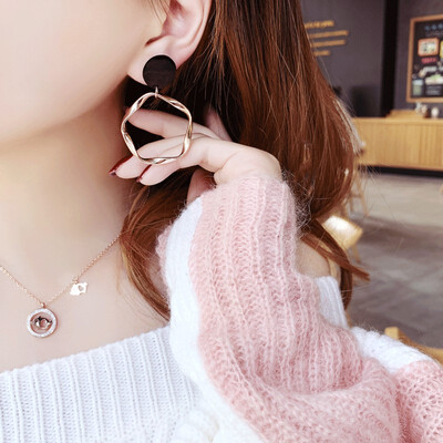

Big circle earrings temperament exaggerated fashion earrings