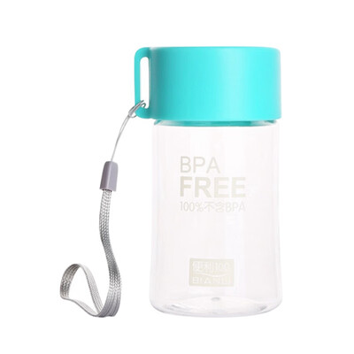 

150ml Unique Mini Water Bottle Leakproof Cute Transparent Small Water Bottle With Rope Botella De Agua Drinking Bottle