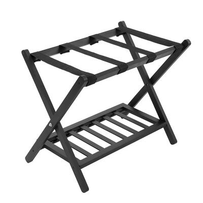 

Greensen Wooden Double Tiers Folding Luggage Suitcase Shoes Rack Holder Organizer Home Hotel Suitcase Holder Shoes Organizer