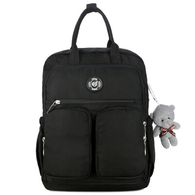 

Womens Nylon Backpack Mens Waterproof Travel Bag Tote