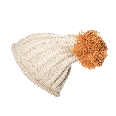 

Tailored Women Winter Beanie Hat Knitted Ladies Fashion Large Pom Pom Gifts